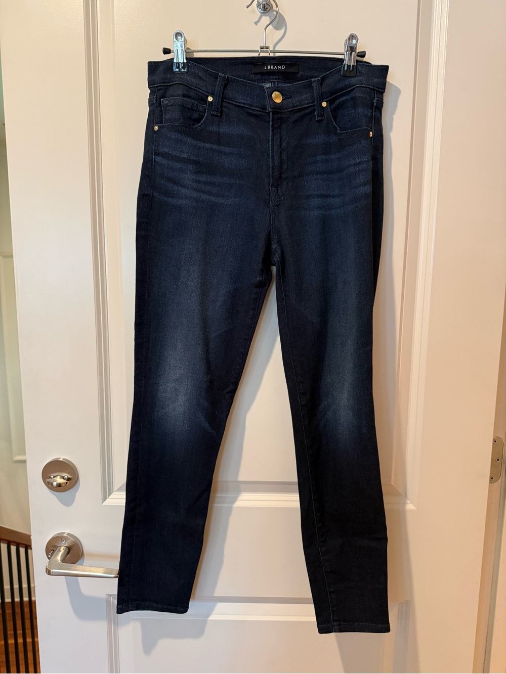 J Brand Women's Dark Indigo Skinny Capri Jeans